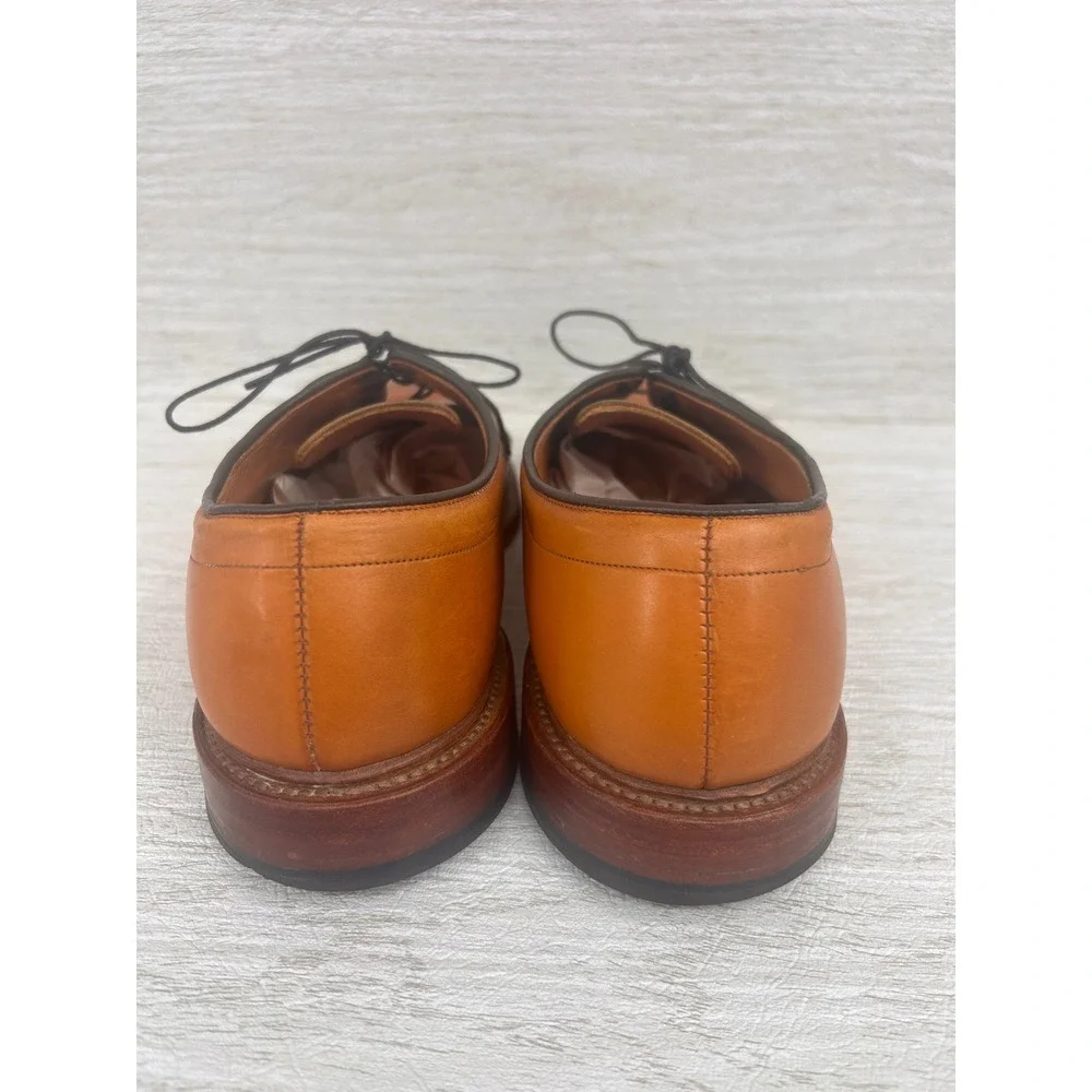 Allen Edmonds Hillcrest Mens Dress Shoes Leather‎ Oxfords Size 11 D Tan Brown